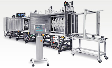Máquina de deposición PE-CVD - DynaLine - Bühler Leybold Optics - por pulverización catódica con magnetrón / de película metalizada / de vacío