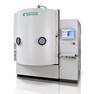 Máquina de deposición PVD - SYRUS series - Bühler Leybold Optics - asistida mediante haz de iones / de película fina / de vacío