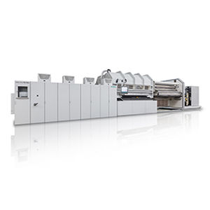 Máquina para estucado de tipo rodillo a rodillo - PAK+ series - Bühler Leybold Optics - óptica / para recubrimiento de cristal