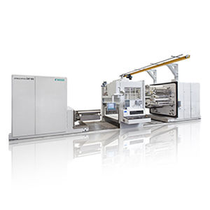 Máquina para estucado para recubrimiento de películas - CAP series - Bühler Leybold Optics - de tipo rodillo a rodillo / óptica
