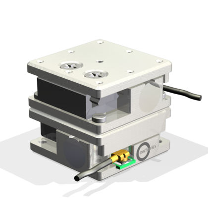 Platina de posicionamiento XY - MS15 - mechOnics ag - de traslación / piezoeléctrica / 2 ejes