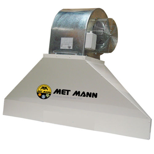 Cortina de aire de calor - VIS MANN - MET MANN - horizontal / para puerta industrial / modular