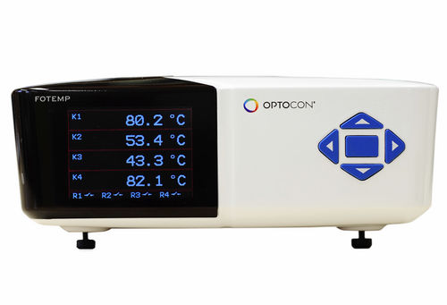 Termómetro de fibra óptica - FOTEMP1-4 - Optocon AG - digital / de mesa / industrial