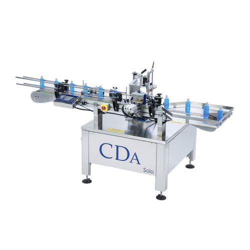Etiquetadora automática - Solo - CDA - para productos químicos / para botellas / para aplicación en el lateral del producto