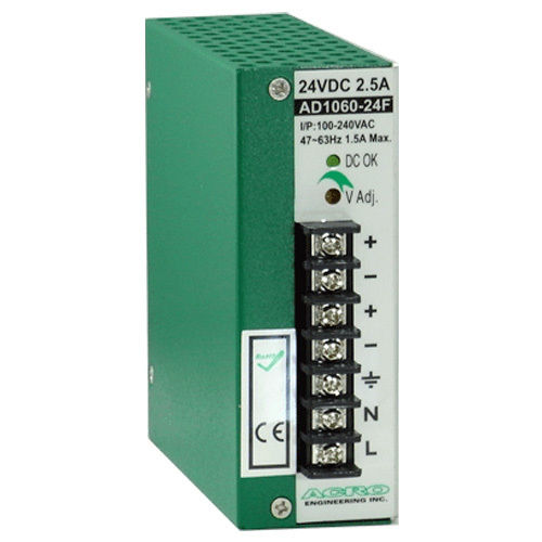 Alimentación eléctrica en riel DIN - AD1060F series - Acro Engineering inc. - AC/DC / de salida simple / redundante
