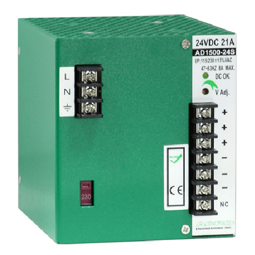 Alimentación eléctrica en riel DIN - AD1500S series - Acro Engineering inc. - AC/DC / de dos salidas / robusta