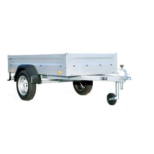 Remolque portamaquinaria - TL EU series, TL-EB3 - Böckmann - góndola de cama rebajada / de 1 eje / de acoplamiento