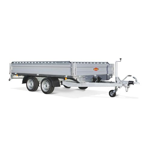 Remolque plataforma - HL- AL F series - Böckmann - góndola de cama rebajada / en tándem / de acoplamiento