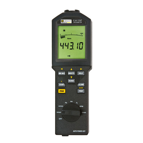 Tacómetro de infrarrojos - CA1727     - AEMC Instruments - de mano / digital