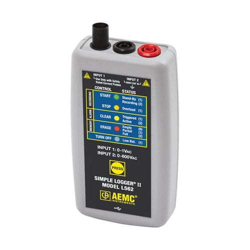 Registrador de datos de tensión - L562   - AEMC Instruments - de corriente / USB / sin pantalla