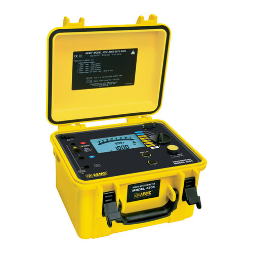 Megóhmetro digital - 6505 - AEMC Instruments - portátil / reforzado