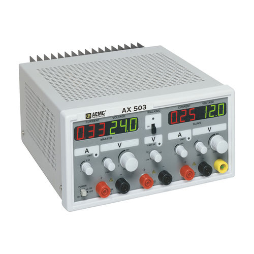 Alimentación eléctrica de mesa - AX503 - AEMC Instruments - DC/DC / de tres salidas / ajustable