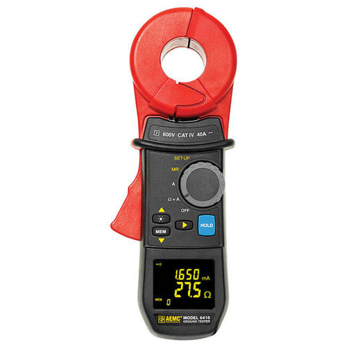 Comprobador de continuidad - 6416 - AEMC Instruments - de impedancia / de resistencia de puesta a tierra / de masa