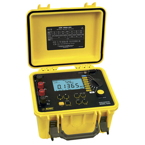 Micróhmetro digital - 6255 - AEMC Instruments - portátil / reforzado