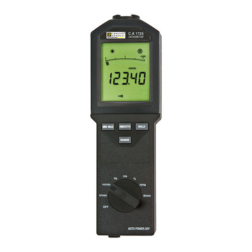 Tacómetro con contacto - C.A 1725 - AEMC Instruments - óptico / fotoeléctrico / de infrarrojos