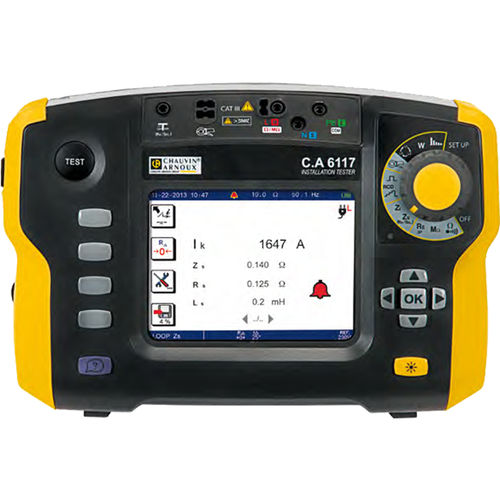 Comprobador de tensión - C.A 6117 - AEMC Instruments - de aislamiento / de continuidad / de masa