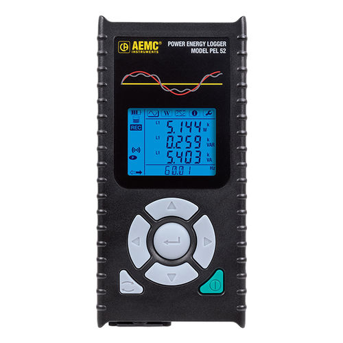 Data logger de potencia - PEL 52 - AEMC Instruments - de energía / WiFi / con pantalla LCD
