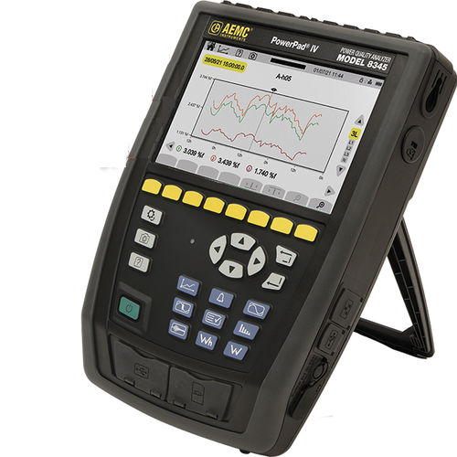 Analizador de calidad de la energía - 8345 - AEMC Instruments - de señal / para redes eléctricas trifásicas / de potencia