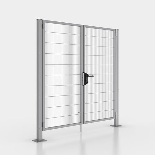 Puerta abatible - DFT - HANS GEORG BRÜHL - de acero / para interior / de seguridad