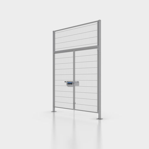 Puerta abatible - DFTO - HANS GEORG BRÜHL - de acero / para interior / de seguridad