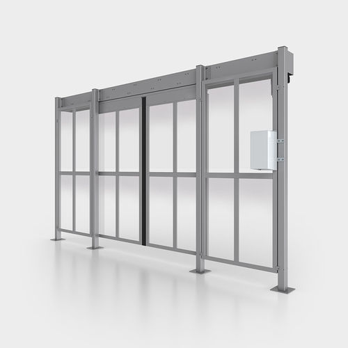Portón corredero - MSST®-PL-D - HANS GEORG BRÜHL - automático / de acero / de seguridad