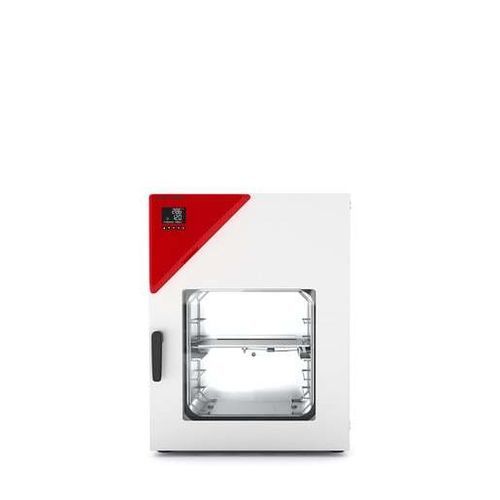 Cámara de vacío de acero inoxidable - VD 56 - BINDER - de presión / con estructura de vidrio / calefactada