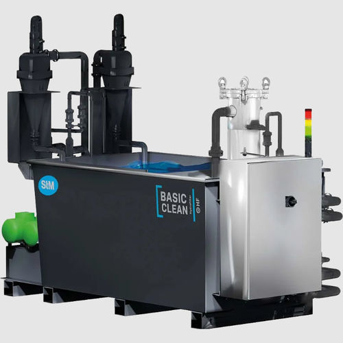 Enjuagadora de abrasivo - BasicClean - STM Waterjet Group - para agua de proceso / PLC / automática