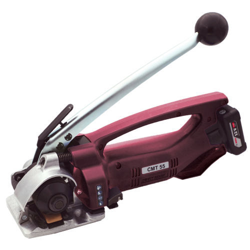 Aparato flejador manual - CMT 55 - Cyklop - alimentado por batería / para cintas de flejado de plástico