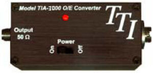 Convertidor óptico-eléctrico - TIA-3000 - Scitec Instruments - de fibras ópticas / rápido