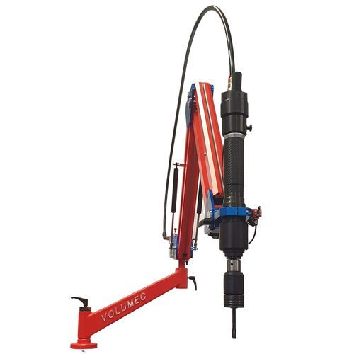 Máquina de roscado con brazo articulado - VTS1000 - VOLUMEC® & EASYARM - neumática / con mesa móvil / compacta