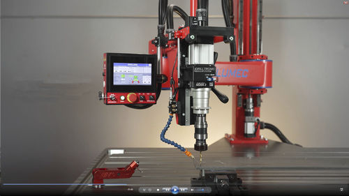 Taladradora-mandrinadora CNC - DRILLTRONIC DTM VAPS-Z - VOLUMEC® & EASYARM - vertical / con brazo articulado