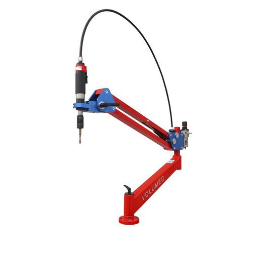 Máquina de roscado con brazo articulado - ET350 - VOLUMEC® & EASYARM - neumática / con mesa móvil / compacta