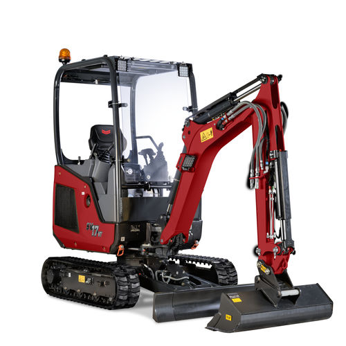 Miniexcavadora - SV17VT - YANMAR COMPACT EQUIPMENT EMEA S.A.S. - con orugas / diésel / para obra de construcción