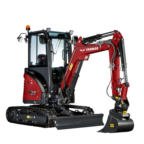 Miniexcavadora - ViO27-6 - YANMAR COMPACT EQUIPMENT EMEA S.A.S. - con orugas / diésel / para obra de construcción