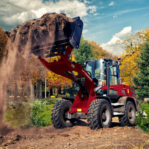 Cargadora de ruedas - V100 - YANMAR COMPACT EQUIPMENT EMEA S.A.S. - rígida / compacta / para obra