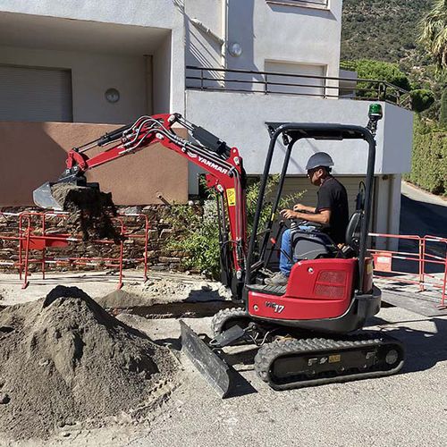 Miniexcavadora - ViO17 - YANMAR COMPACT EQUIPMENT EMEA S.A.S. - con orugas / Tier 2 / para obra de construcción