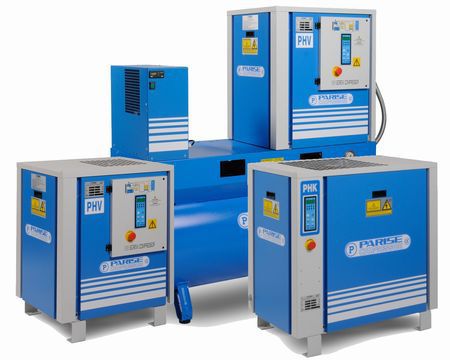 Compresor de tornillo - PHV series - Parise Compressori - rotativo / de aire / con motor eléctrico