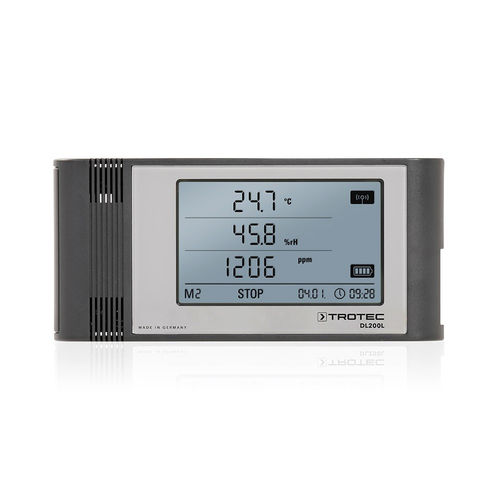 Data logger de temperatura - DL200L - Trotec GmbH - de humedad relativa / con pantalla