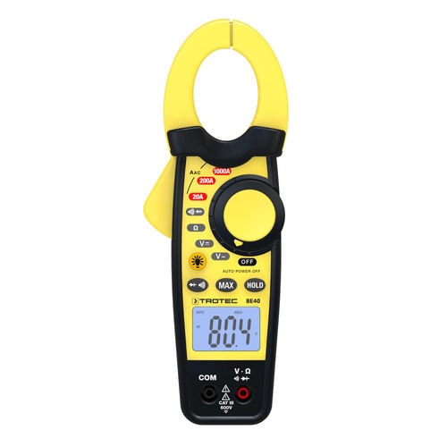 Multímetro pinza digital - BE40 - Trotec GmbH - portátil / con medición de tensión de contacto