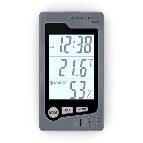 Termo-higrómetro digital - BZ05 - Trotec GmbH - benchtop / temperatura / humedad relativa