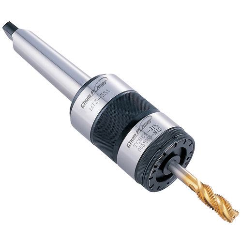 Portaherramienta con cono morse - MT3-SF12 - CHUMPOWER MACHINERY CORP - de cono / de fileteado / de cambio rápido
