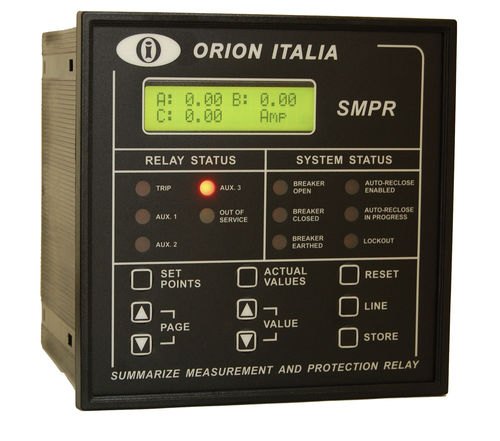 Relé de protección de tensión - SMPR-1 ETH - Orion Italia - de corriente / de frecuencia / de factor de potencia