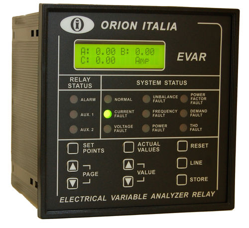 Relé de vigilancia de tensión - EVAR ETH - Orion Italia - de corriente / de secuencia de fases / de factor de potencia