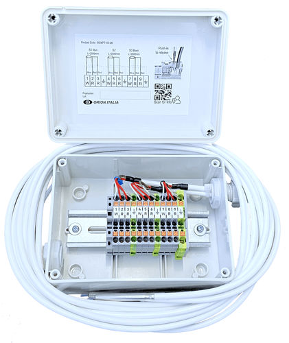 Caja de conexiones de pared - PTbox - Orion Italia - IP65 / de ABS / 1 entrada