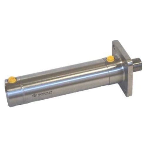 Cilindro hidráulico - AQ70 HD/HP series - SSH Stainless - de pistón / de doble efecto / de acero inoxidable