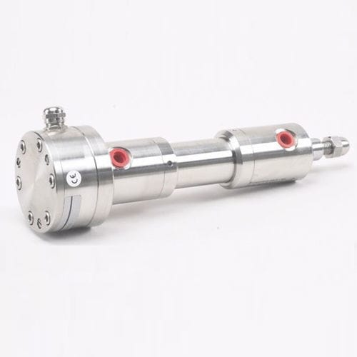 Cilindro con sensor de posición integrado - SSH Stainless - hidráulico / de pistón / de doble efecto