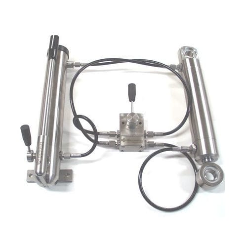 Bomba hidráulica de pistón - HPA-LH series - SSH Stainless - de mano / de acero inoxidable / de doble efecto