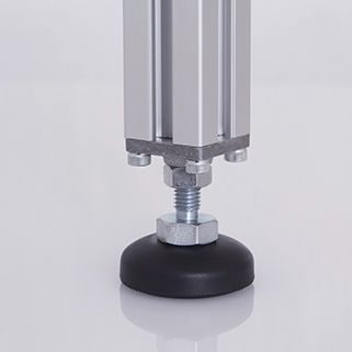 Pie de máquina - 5.2x series - Modular Assembly Technology - de acero / de nivelación