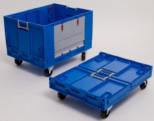 Cajón plegable - Plasticos Santo António - de plástico / para almacenamiento / de transporte