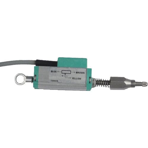 Transductor de desplazamiento lineal - PY2-F-025 - Capetti Elettronica - con potenciómetro de muelle / de acero inoxidable